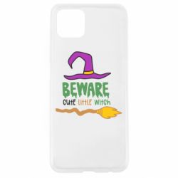 Чехол для Oppo A92s Beware cute little witch - PrintSalon