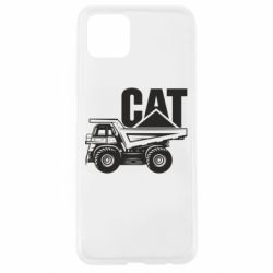 Чехол для Oppo A92s CAT logo and truck - PrintSalon
