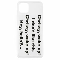 Чехол для Oppo A92s Chrissy, wake up - PrintSalon