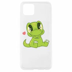 Чехол для Oppo A92s Cute dinosaur - PrintSalon