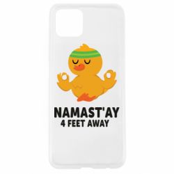 Чехол для Oppo A92s Duck Namast'ay Away - PrintSalon