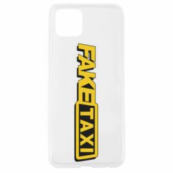Чехол для Oppo A92s Fake taxi logo 2 - PrintSalon