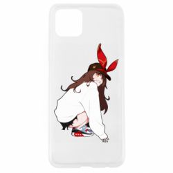 Чехол для Oppo A92s Genshin Impact Amber - PrintSalon