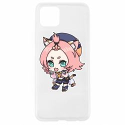 Чехол для Oppo A92s Genshin Impact chibi Diona - PrintSalon