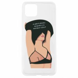 Чехол для Oppo A92s Gentleman Is Simply A Patient Wolf - PrintSalon