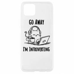 Чехол для Oppo A92s Go away i'm introverting - PrintSalon