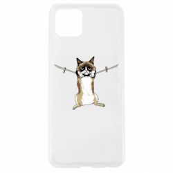 Чехол для Oppo A92s Grumpy Cat On The Rope - PrintSalon