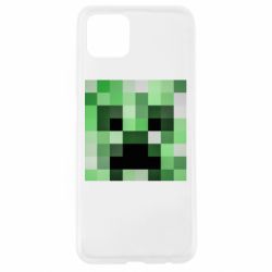 Чехол для Oppo A92s Minecraft minimalist Creeper - PrintSalon