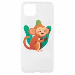 Чехол для Oppo A92s Monkey. Fuck You - PrintSalon
