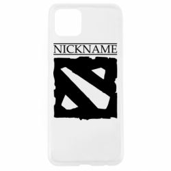 Чехол для Oppo A92s Nickname Dota-PrintSalon Чехол для Oppo A92s Nickname Dota