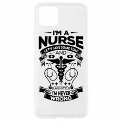 Чехол для Oppo A92s Nurse I'm Never Wrong - PrintSalon