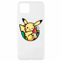 Чехол для Oppo A92s Pikachu with ketchup - PrintSalon