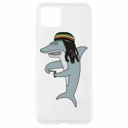 Чехол для Oppo A92s Shark Rastaman - PrintSalon