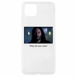 Чехол для Oppo A92s Why do you cum? - PrintSalon