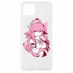 Чехол для Oppo A92s Yae Miko portrait - PrintSalon