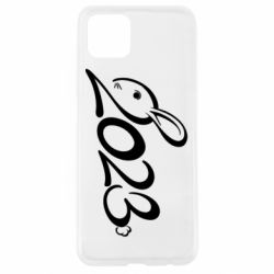 Чехол для Oppo A92s Заяц 2023 - PrintSalon