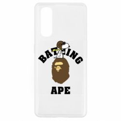 Чехол для Oppo Find X2 A bathing ape peanuts - PrintSalon