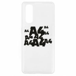 Чехол для Oppo Find X2 A4 Pattern - PrintSalon