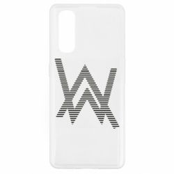 Чехол для Oppo Find X2 Alan Walker logo stripes - PrintSalon
