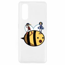 Чехол для Oppo Find X2 Brave bee - PrintSalon