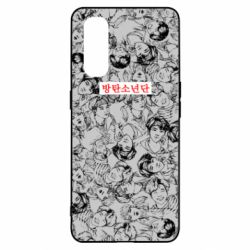 Чехол для Oppo Find X2 BTS 방탄소년단 - PrintSalon