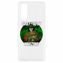 Чехол для Oppo Find X2 Call of duty Warzone ghost green background - PrintSalon