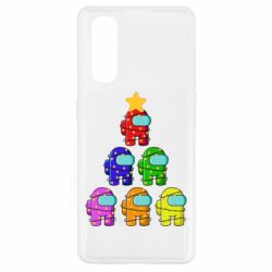 Чохол для Oppo Find X2Christmas Tree Among Us - PrintSalon