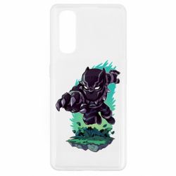 Чехол для Oppo Find X2 Cute Black panther - PrintSalon