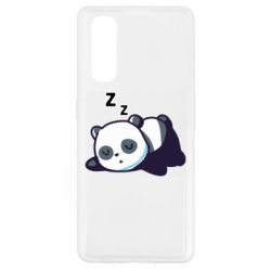 Чехол для Oppo Find X2 Cute panda sleeping - PrintSalon