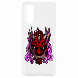 Чехол для Oppo Find X2 Darth Maul Japanese mask - PrintSalon