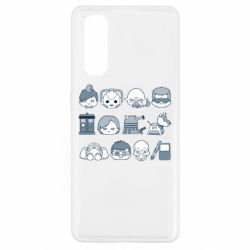 Чехол для Oppo Find X2 Doctor who icons - PrintSalon