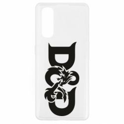 Чехол для Oppo Find X2 Dungeons s Dragons logo - PrintSalon