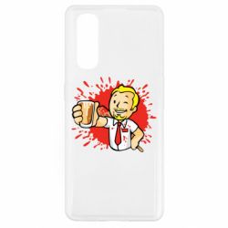 Чехол для Oppo Find X2 Fallout  boy blood - PrintSalon