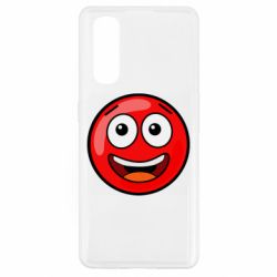 Чехол для Oppo Find X2 Funny Red Ball - PrintSalon