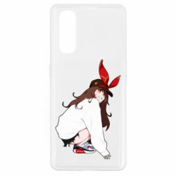Чехол для Oppo Find X2 Genshin Impact Amber - PrintSalon