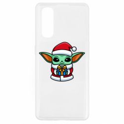 Чехол для Oppo Find X2 Grogu Santa Claus - PrintSalon