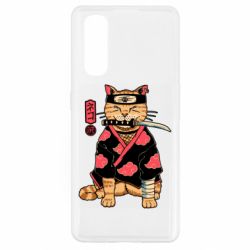 Чехол для Oppo Find X2 Japanese Akatsuki cat - PrintSalon