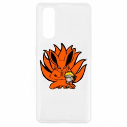 Чехол для Oppo Find X2 Kurama And Naruto - PrintSalon