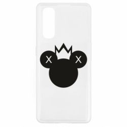 Чехол для Oppo Find X2 Mickey with a crown - PrintSalon