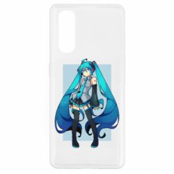 Чехол для Oppo Find X2 Miku art - PrintSalon