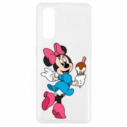 Чохол для Oppo Find X2Minnie Mouse and Ice Cream - PrintSalon