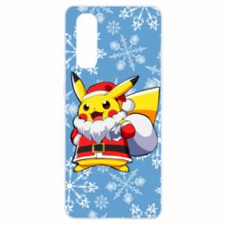 Чохол для Oppo Find X2Santa Claus Pikachu - PrintSalon