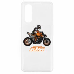 Чехол для Oppo Find X2 Sport Bike Art - PrintSalon