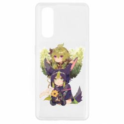 Чехол для Oppo Find X2 Тигнари с Коллеи - PrintSalon