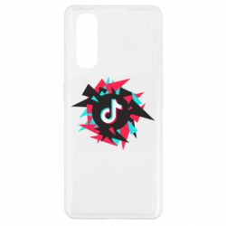 Чехол для Oppo Find X2 Tik tok vector - PrintSalon