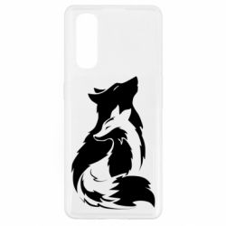 Чехол для Oppo Find X2 Wolf And Fox - PrintSalon