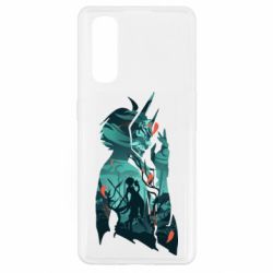 Чехол для Oppo Find X2 Xiao silhouette - PrintSalon
