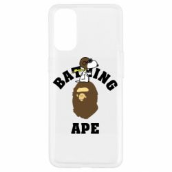 Чехол для Oppo Reno 4 A bathing ape peanuts - PrintSalon