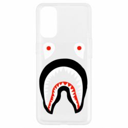 Чехол для Oppo Reno 4 Bape shark logo - PrintSalon