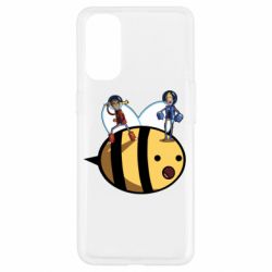 Чехол для Oppo Reno 4 Brave bee - PrintSalon